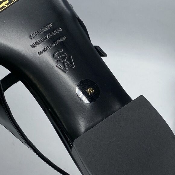 Stuart Weitzman embellished Patent Leather Slingback Flats size 7 - Picture 12 of 12